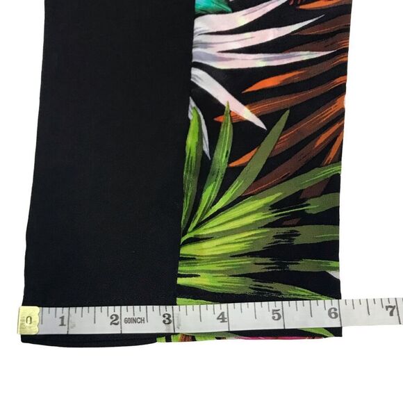 Anthropologie Line & Dot Tropical Print Silk Pants N0443 - Picture 8 of 9